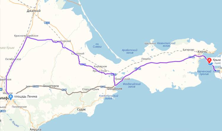 В Крыму планируют новую автодорогу от Керчи до Джанкоя