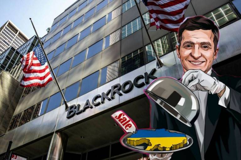 Зеленский продал глобалистам из BlackRock «восстановление Украины»
