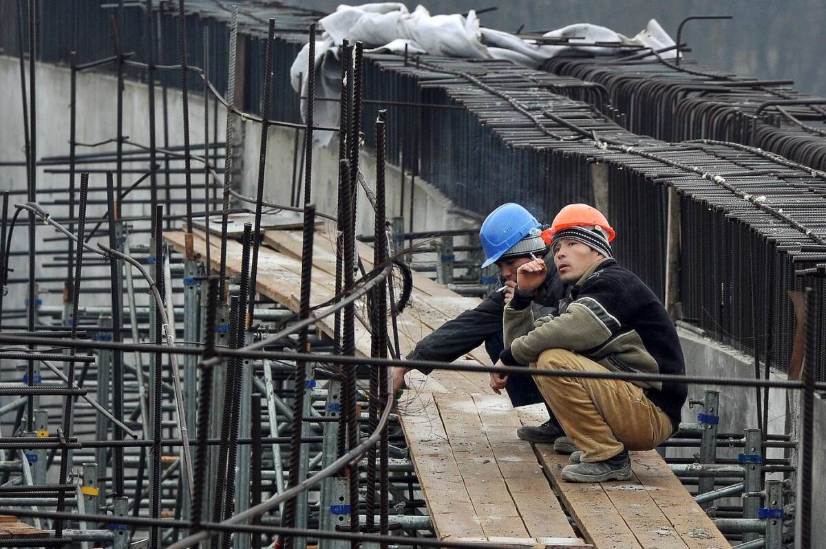 В России увеличились объемы строительства при уменьшении числа рабочей силы
