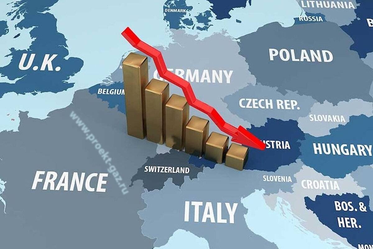 Экономику Европы душат нехватка российских энергоресурсов и помощь Украине