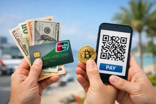 Доллары, QR и крипта: за границей россияне платят вслепую и на свой страх