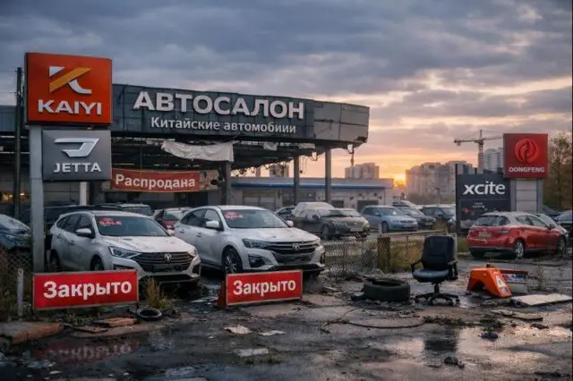 Пять китайских марок — на выход: авторынок России сжимается