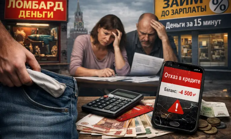 Долговое самопоедание: в России микрозаймы стали новой зарплатой 2026 года