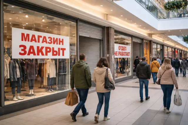 Кризис усиливается: в РФ число закрытых магазинов может побить рекорды