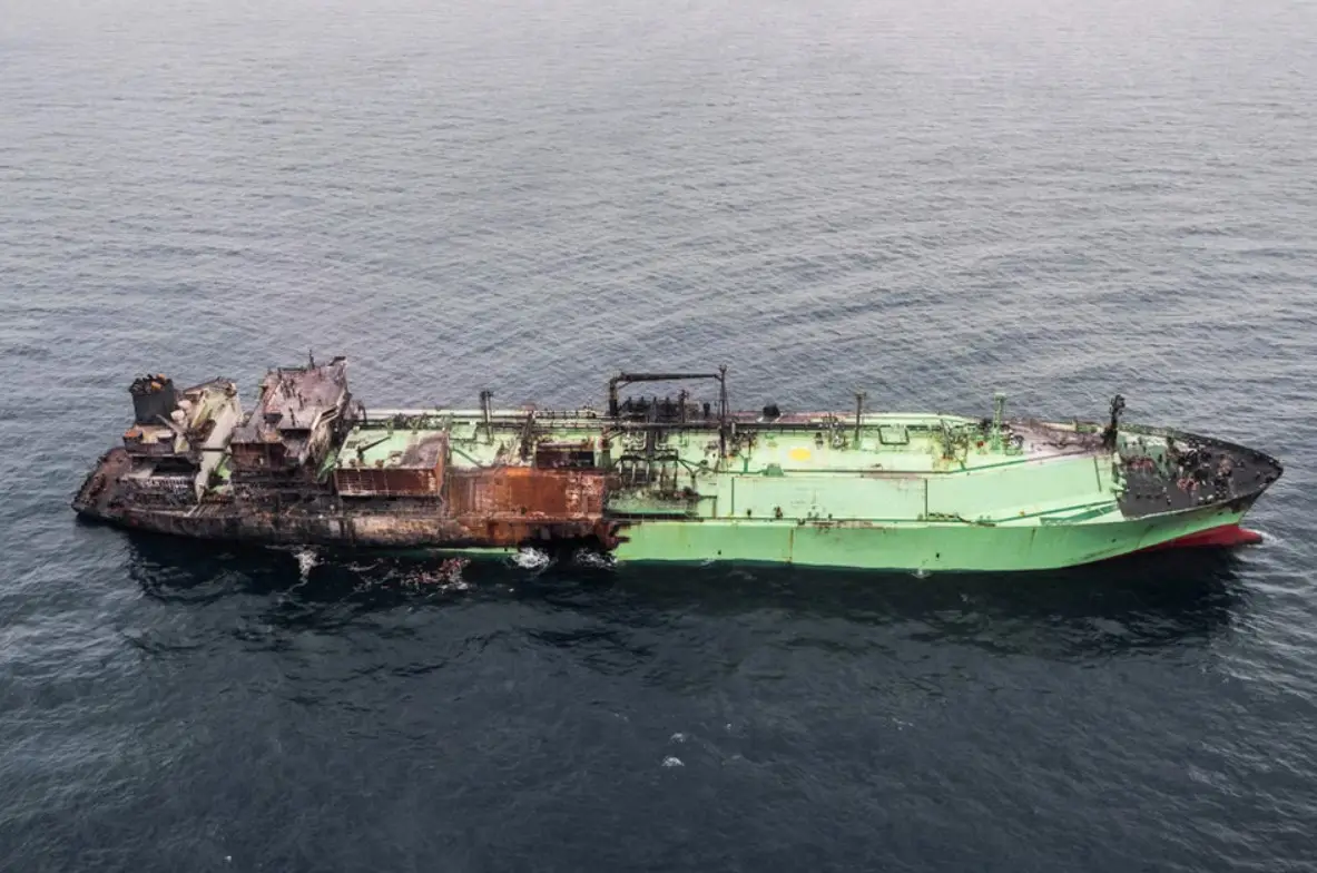 Российский газовоз отнесло к платформе по добыче газа для ЕС: европейцы в тревоге