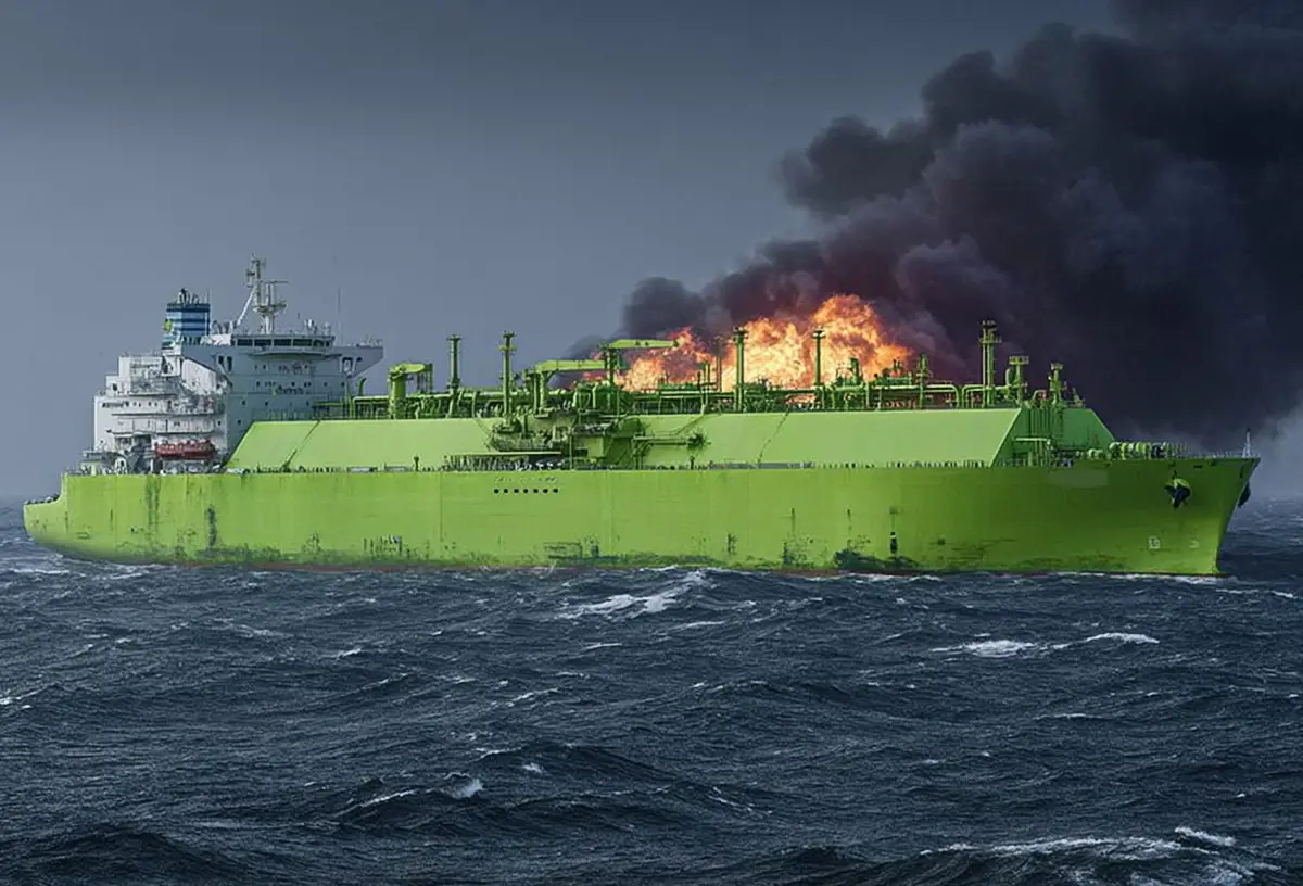 Топ-дельцы угробили второй российский газовоз в Средиземном море