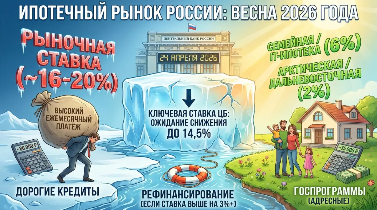 Семейная ипотека за 6% против рыночной за 20%: сколько вы переплатите и как сэкономить