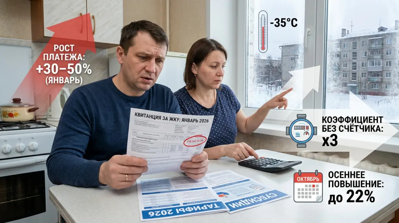 В 2026 году тарифы ЖКХ в России вырастут дважды: как изменятся платежи и как сэкономить