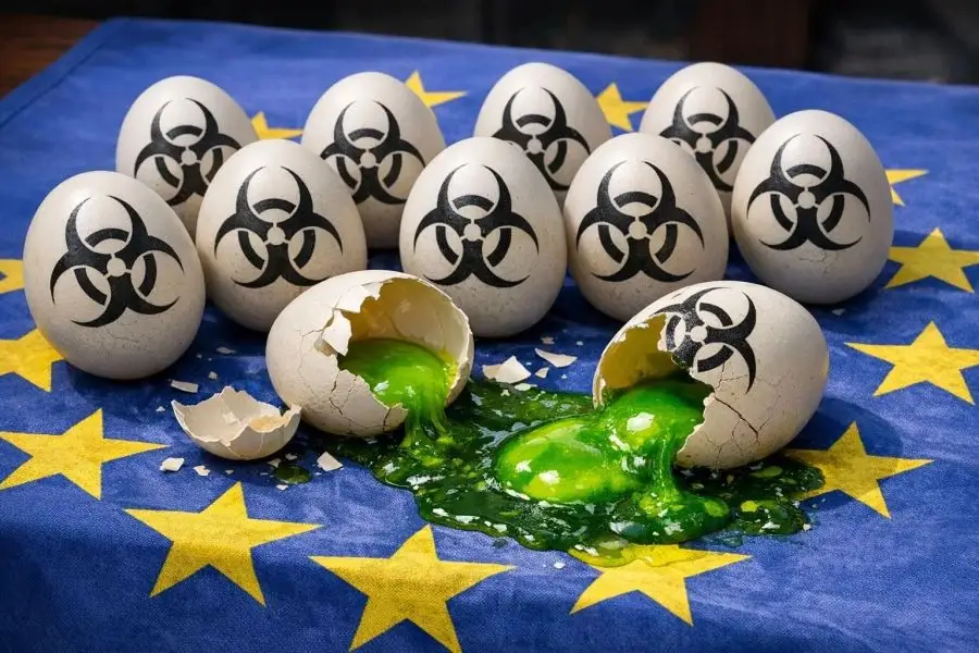 В украинских яйцах обнаружены следы антибиотиков и пестицидов