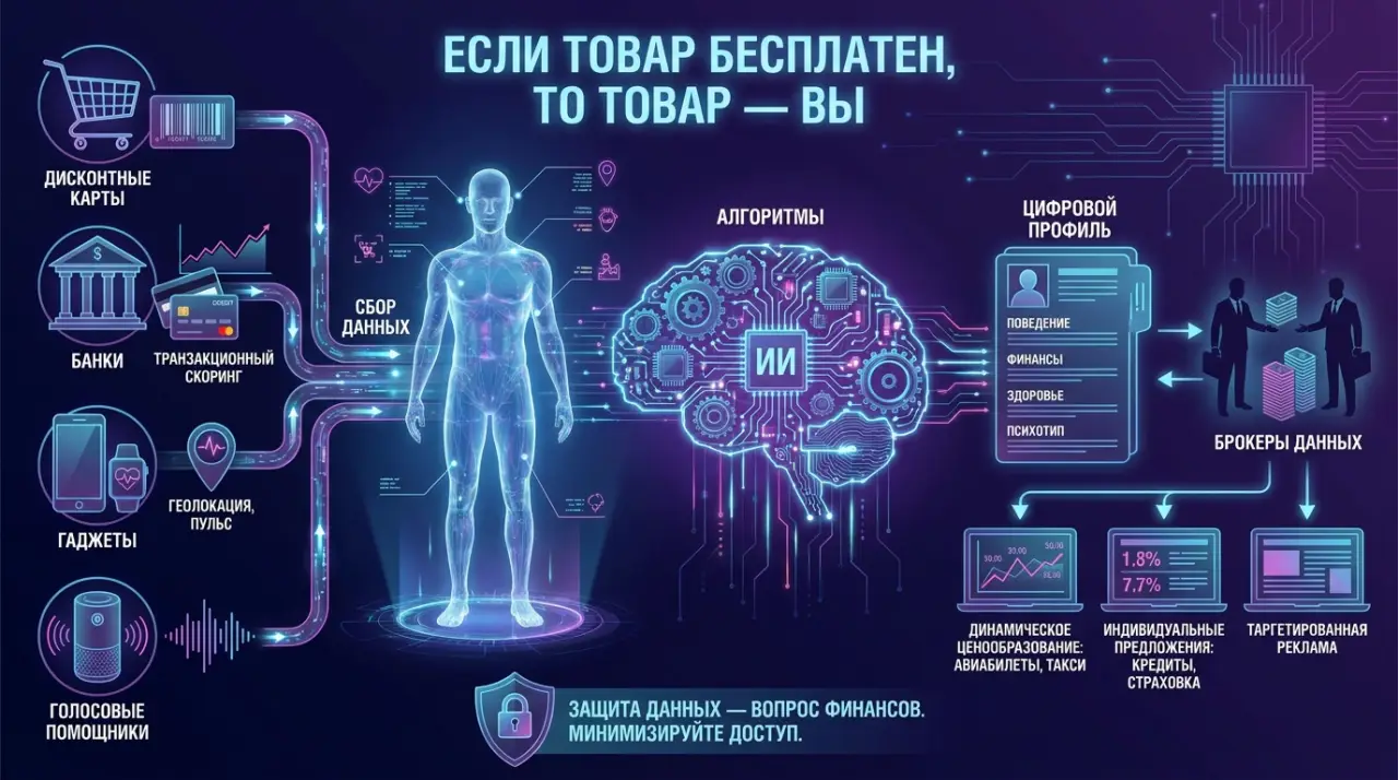 Вы продаёте себя за дисконтную карту: как ваши данные управляют вашей жизнью