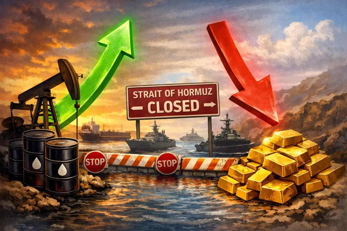 Мартовские тренды на мировых рынках: нефть рванула вверх, а золото — вниз