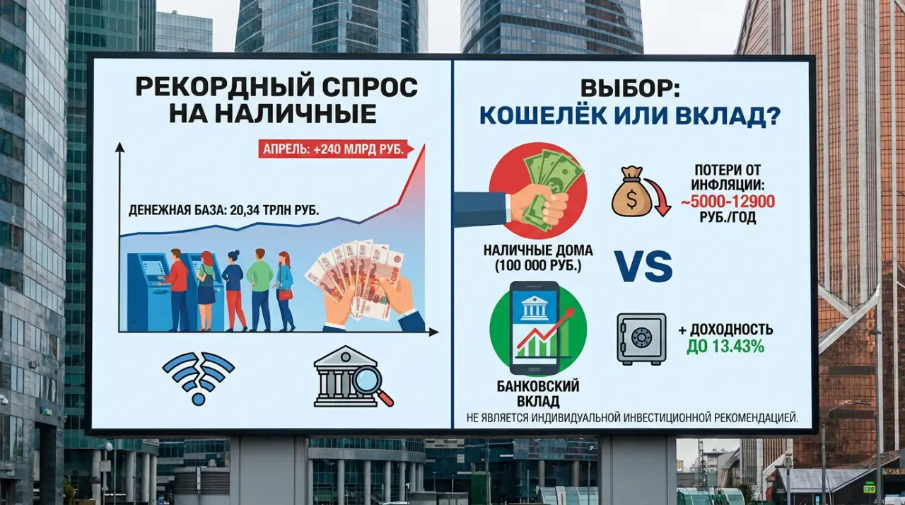 Вы держите деньги дома? Почему россияне рекордно снимают наличные и во сколько это обходится