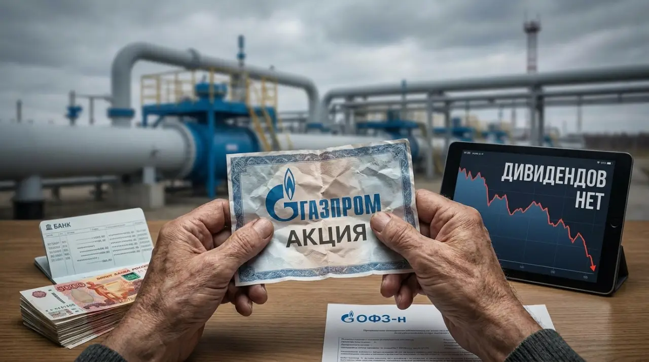 Газпром не заплатит дивиденды за 2025 год: что делать акционерам-пенсионерам