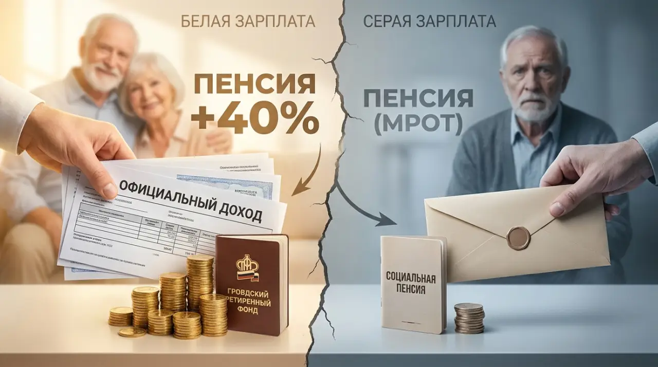 История соседа: белая зарплата против серой — разрыв через 10 лет