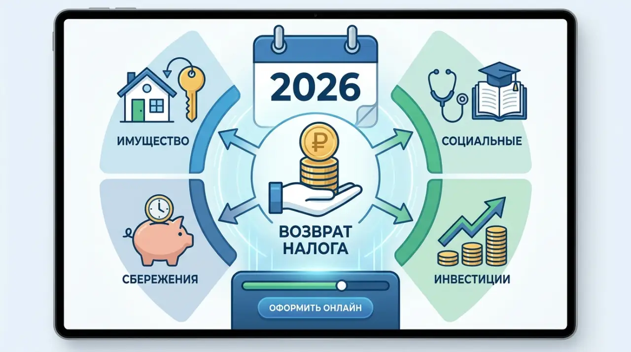 Налоговые вычеты-2026: какие действуют и сколько можно вернуть