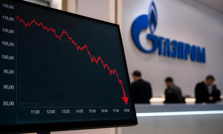 Историческое падение гиганта: акции «Газпрома» рухнули до минимума за 17 лет