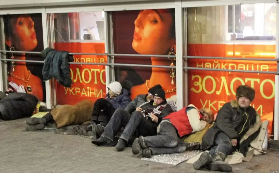 На Украине множатся бездомные