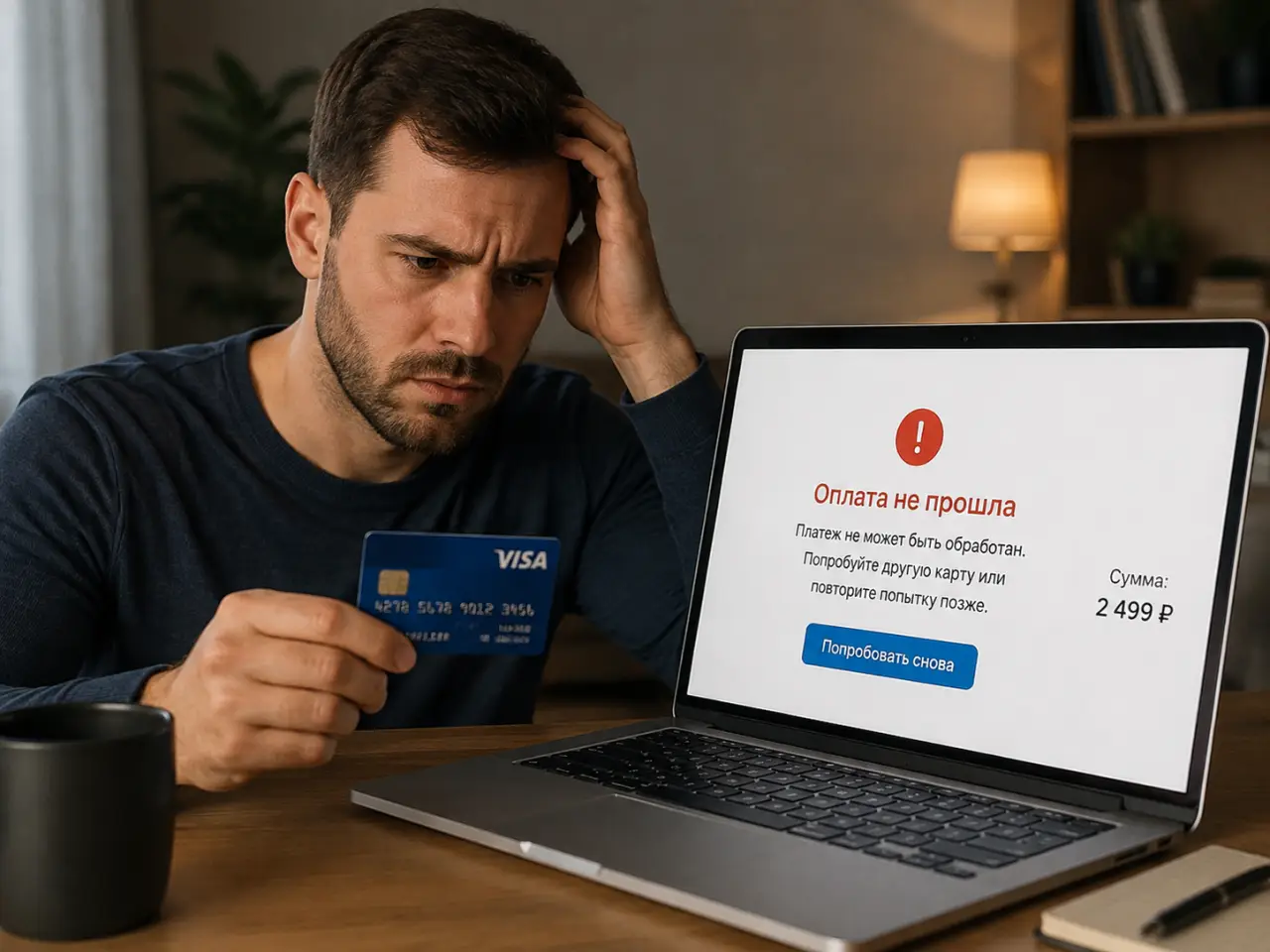 Сюрприз от НСПК: оплата картами Visa и Mastercard внезапно даёт сбой