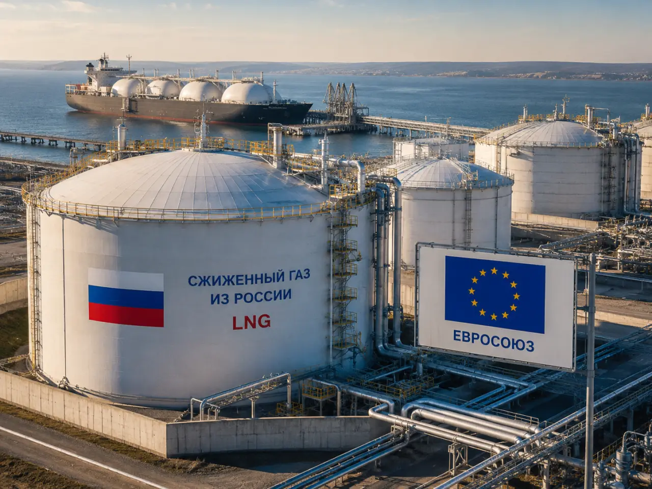 Европа лихорадочно скупает российский СПГ: что скрывает газовый ажиотаж