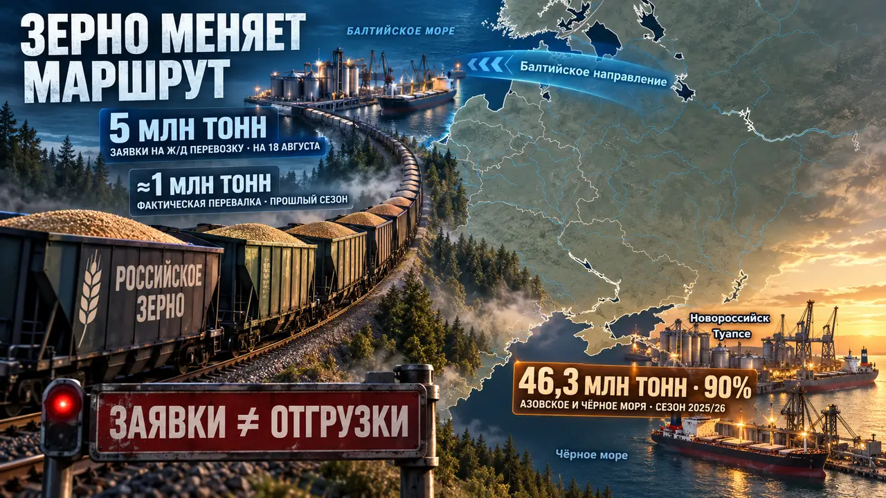Пять миллионов тонн заявок: как перестраивается зерновой экспорт