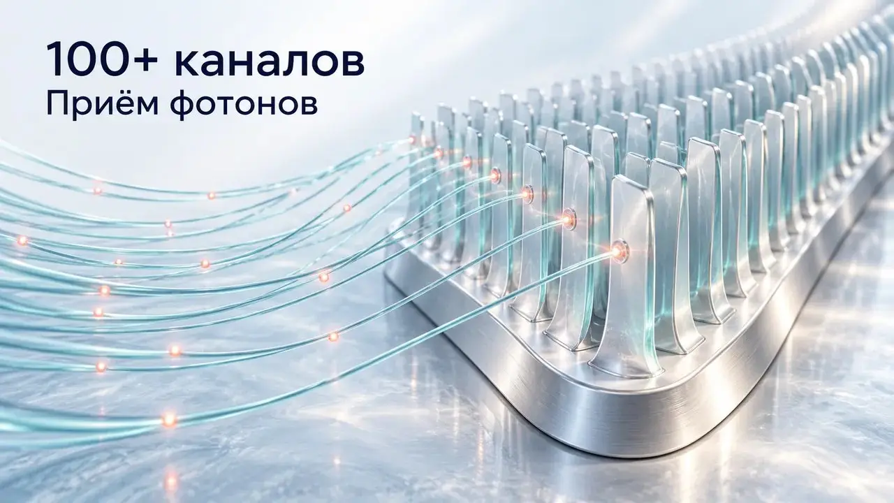 Сто каналов для одиночных фотонов: что меняет разработка из Шанхая