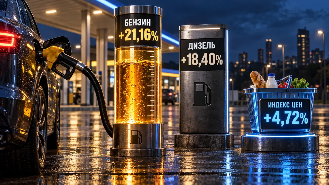 Бензин дорожает быстрее общей корзины: что это меняет для водителя