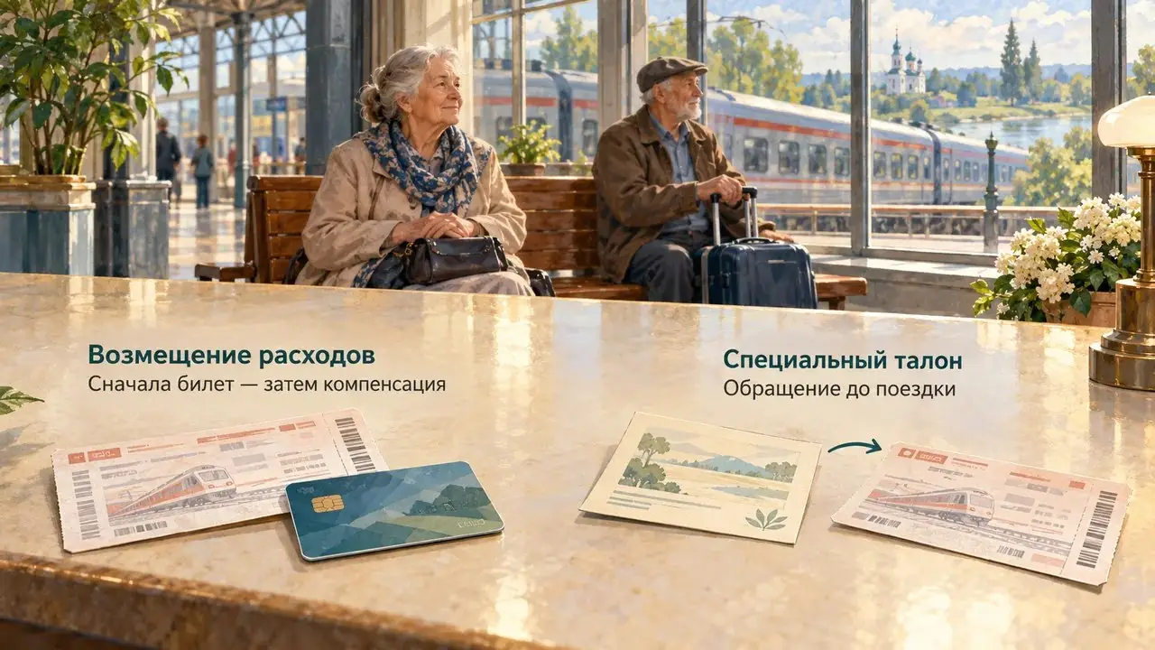 Пенсионерам доступны два способа компенсации проезда к месту отдыха